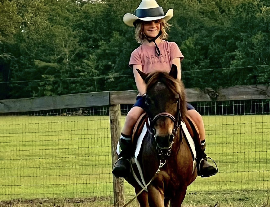 Beginner horseback riding lessons Aiken SC Sandy Bottom Farm